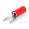 Te Connectivity Fork Terminal, #8 Stud Size, 16 AWG, 600 V, PVC Insulated, Red 165008 - alternate 1